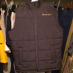 Ariat Men's Brown Puffer Vest